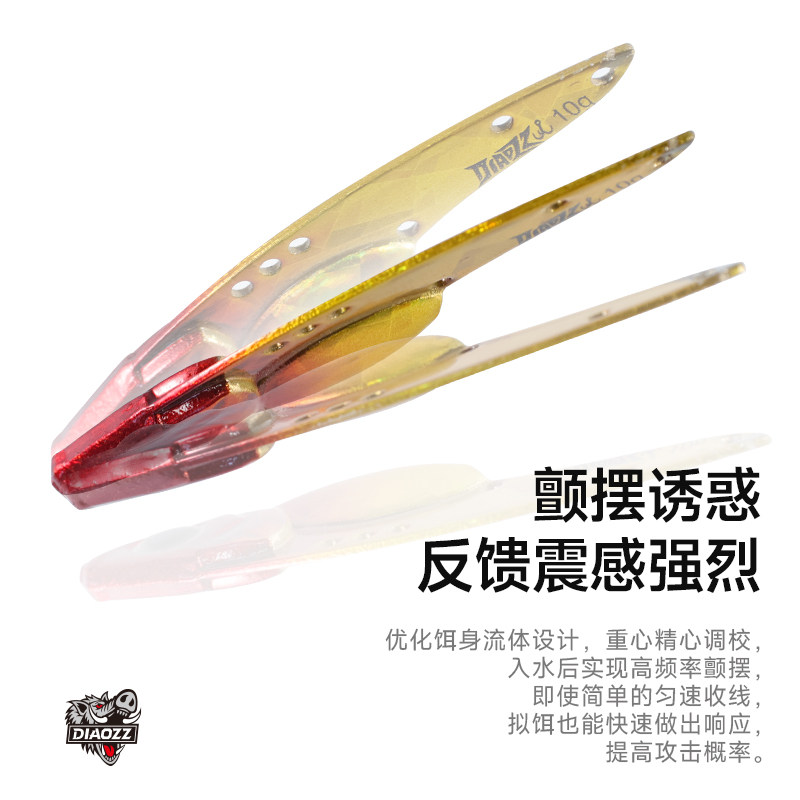 钓之猪路亚饵颤狐vib长款微物远投铁板钓翘嘴鳜鱼3.5克铅包铜假饵,淘宝优惠券,粉丝福利购,淘宝优惠卷