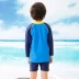 Heatwave sóng nhiệt cậu bé áo tắm chia cậu bé dài tay lớn boyshort trẻ em đồ bơi 35147 - Bộ đồ bơi của Kid