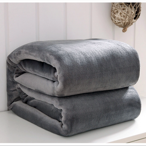 盖腿小毛毯定制logo网吧电影院纯色空调毯子酒吧剧本杀瑜伽午休毯 - 图1