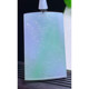 Myanmar natural A-grade jade jade pendant, exquisitely carved Laokeng ice seed chun color purple and green landscape brand pendant