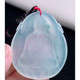 Myanmar natural grade A jade jade Laokeng ice species Amitabha pendant