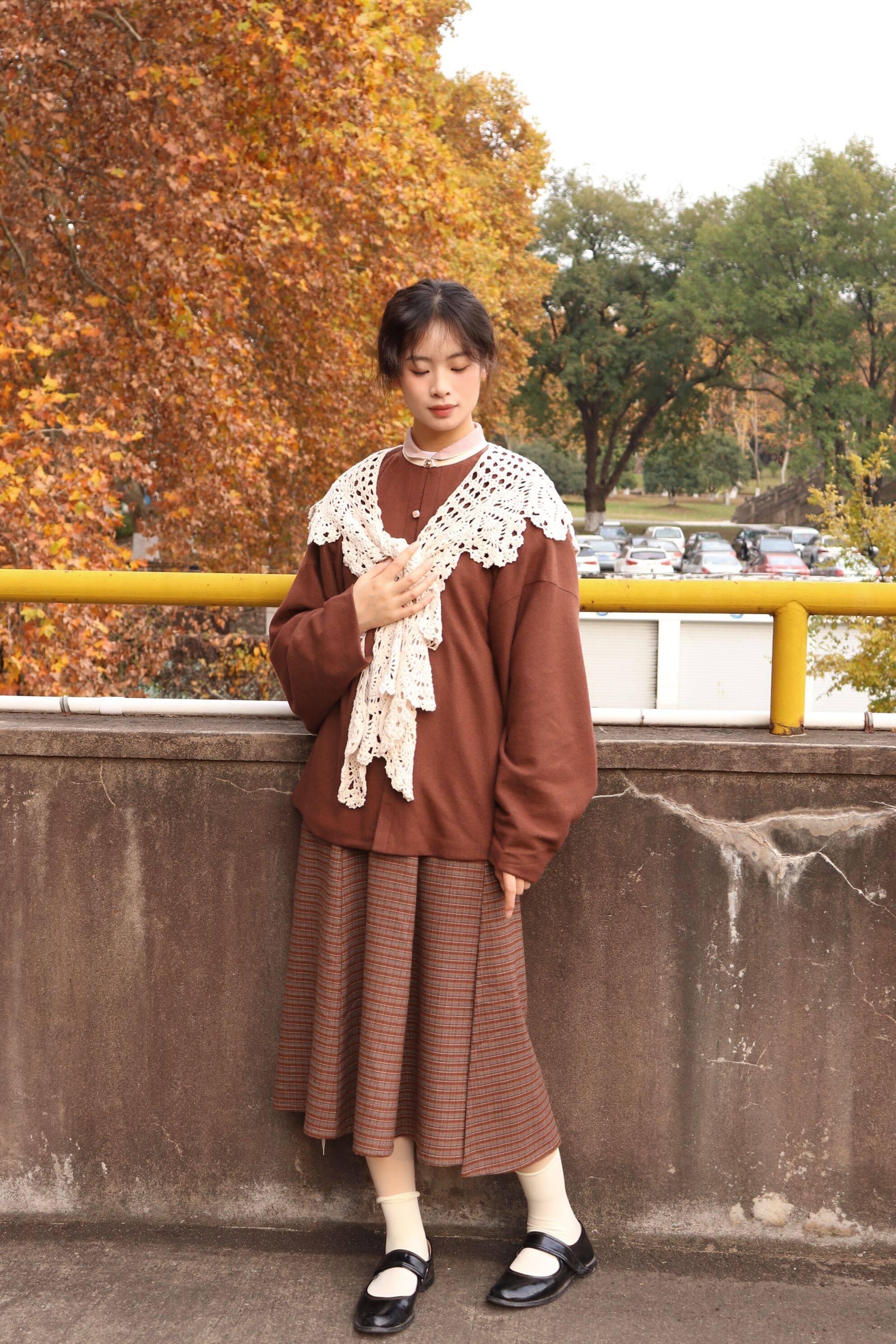 裳裳者华 松露 春秋冬汉服明制立领针织毛呢对襟弓袋袖短袄日常,淘宝优惠券,粉丝福利购,淘宝优惠卷