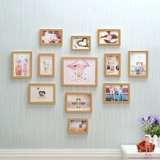 12 рамка Living Simple Photos Wall Decorative Wedding Photo Творческая комбинированная рама европейская стена висящая кардиологическая стена кардиологического стиля