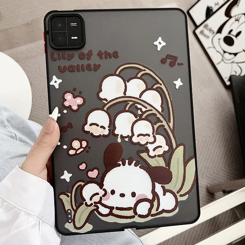 新款小米平板7保护套5pro轻薄pad6Spro硬壳12.4防弯红米SE卡通11英寸可爱6单后壳五代适用六11.2亚克力防摔 - 图1