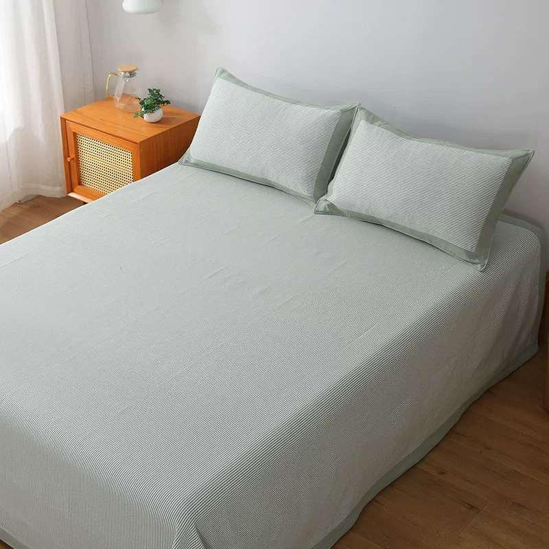 Japanese mat, set, cotton summer sheet, increased thickness, 3 piece set