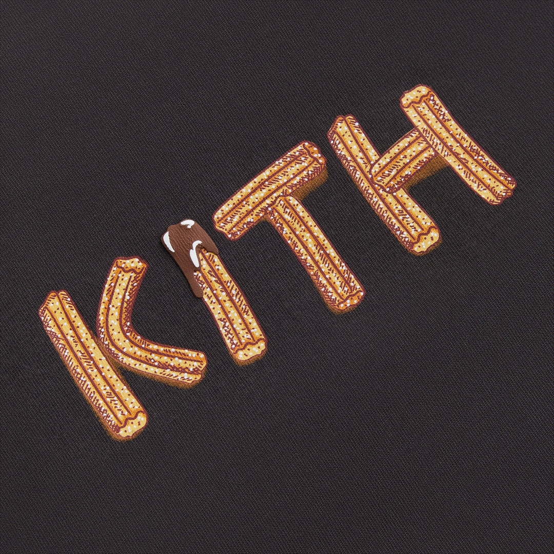 KITH 24SS TREATS CHURRO口袋薯条油条印花男女休闲情侣短袖T恤-图2