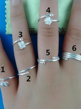 999纯银戒指女韩版足银关节食指