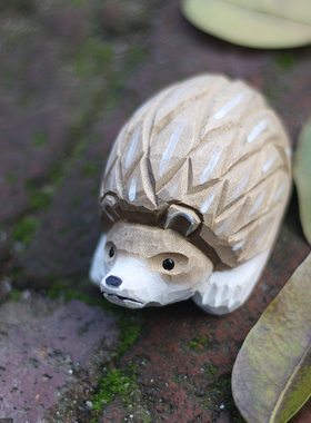 纯手工桌面木雕DIY实木文艺