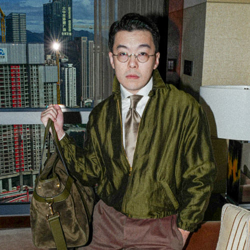 【丝麻哈林顿夹克】高级质感 翻领 短款 轻薄透气 休闲男 - 图1