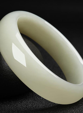 和田玉手镯天然正品A货新疆昆仑