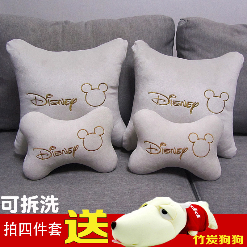 汽车头枕护颈枕车用靠枕车载座椅头靠抱枕腰靠垫可爱卡通车内颈部,淘宝优惠券,粉丝福利购,淘宝优惠卷