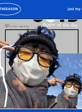 方形黑框近视开车遮阳墨镜