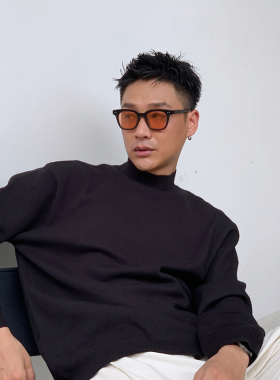 gd权志龙紫色墨镜方形韩版