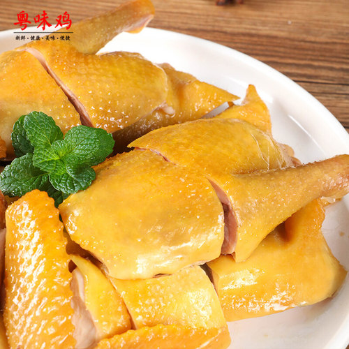 【顺丰冷运】广东粤味盐焗鸡850g整只盐局鸡烧鸡真空特产年货美食 - 图0