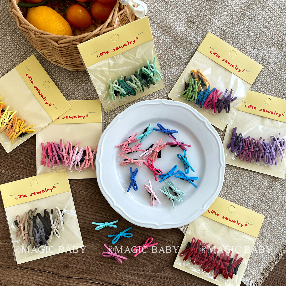 粉色蝴蝶结头饰儿童发夹女童夹子新款漂亮宝宝发卡甜美迷你发饰,淘宝优惠券,粉丝福利购,淘宝优惠卷