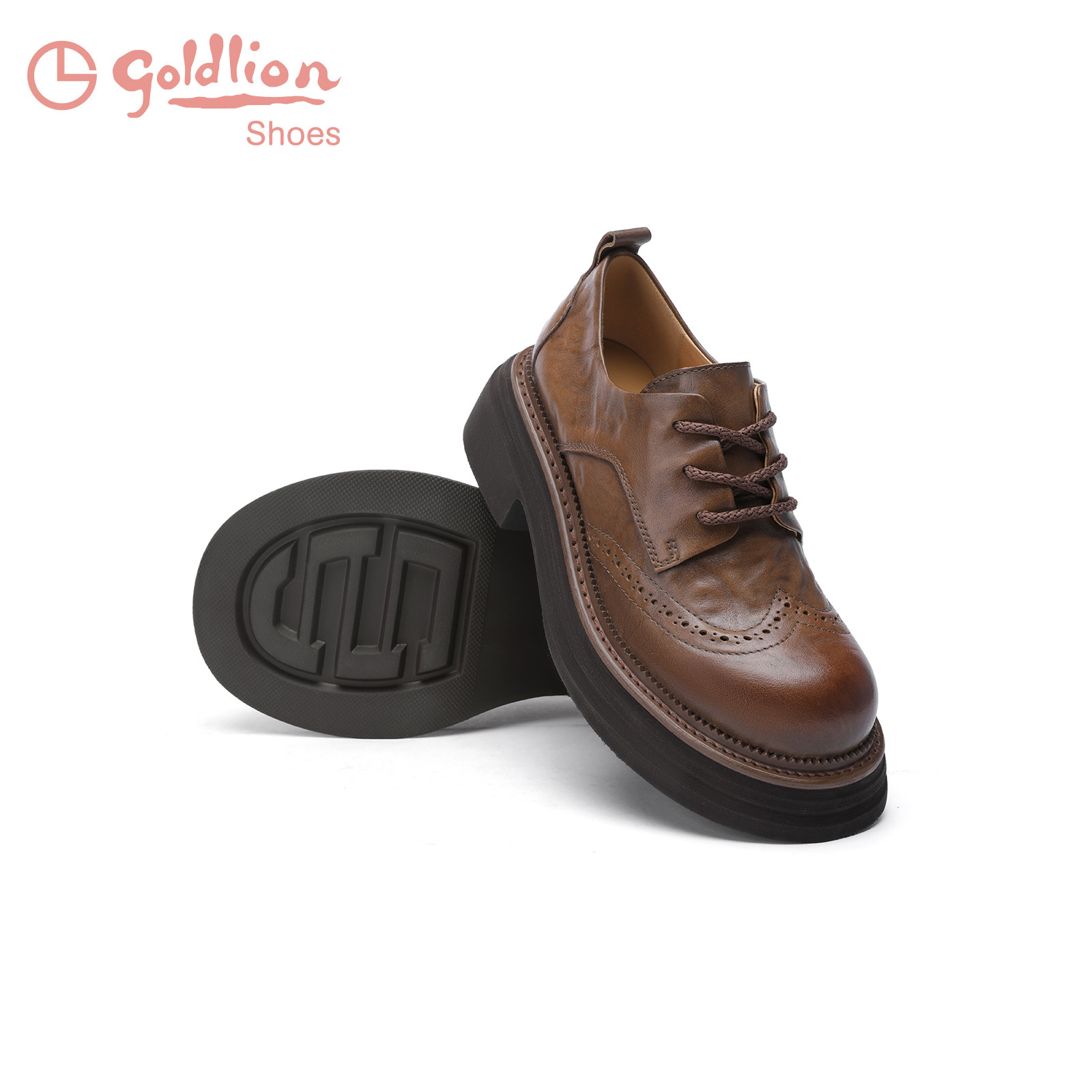 【魔法通勤】金利来深口单鞋春秋新款女鞋英伦休闲厚底乐福小皮鞋,淘宝优惠券,粉丝福利购,淘宝优惠卷