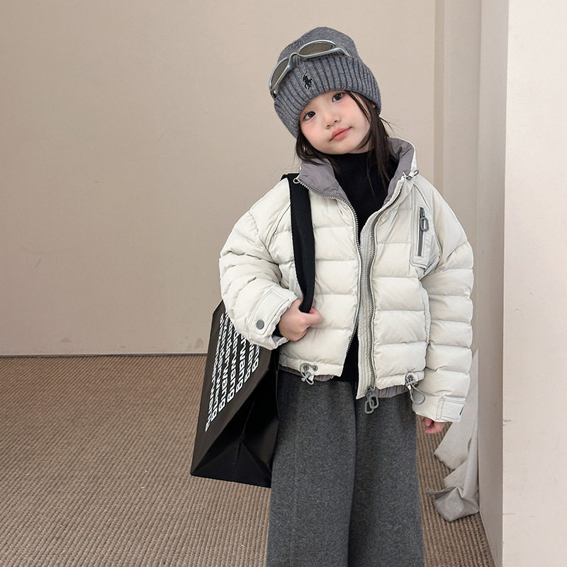 品牌童装女童洋气加厚立领羽绒服冬新款亲子宝宝儿童90白鸭绒棉服,淘宝优惠券,粉丝福利购,淘宝优惠卷