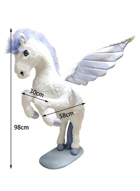 飞马独角兽装饰摆件梦幻可爱拍照