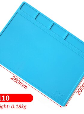 1PCS Heat Insulation Silicone Soldering Mat Anti-static Mat
