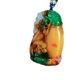 Colorful vase pendant pendant men and women necklace gold silk jade