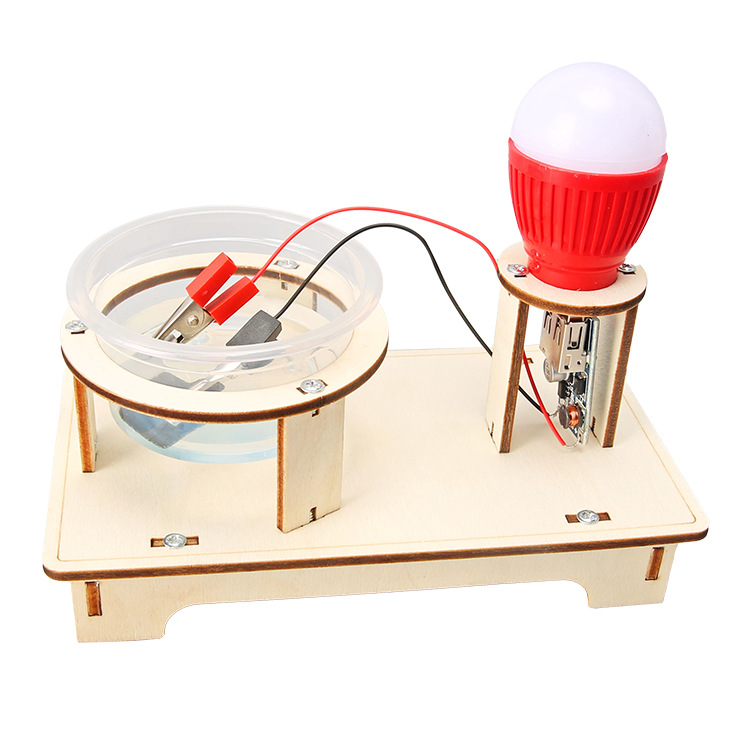 盐水发电机科技小制作儿童科学实验教玩具幼小学生手工diy材料包-图3