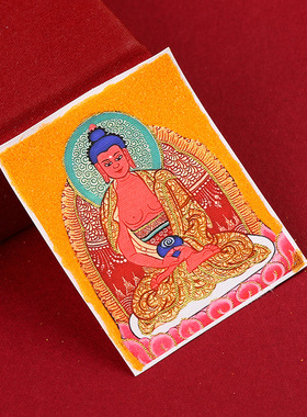 藏式半手绘粗矿画芯八大