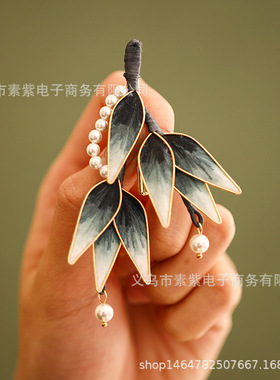 原创设计新款手工绒花竹
