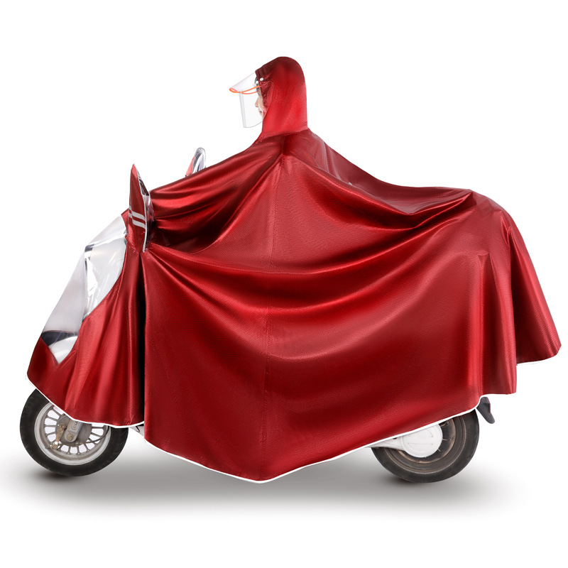 新品新款加厚雨衣摩托车电动车雨衣男女成人牛津布单双人雨披