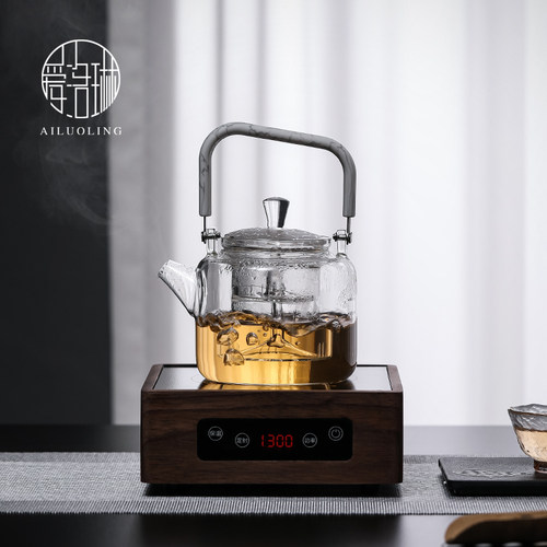爱洛琳 家用玻璃煮茶壶电陶炉 日式提梁养生蒸茶壶烧水泡茶壶茶炉 - 图0