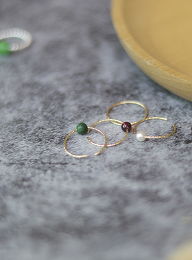 纯银关节复古脚戒指