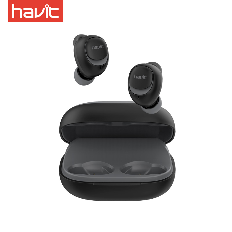 原装正品havit/海威特I93双耳无线蓝牙耳机迷你超小隐形入耳塞挂耳式运动跑步一对小型苹果7手机通用开车男女