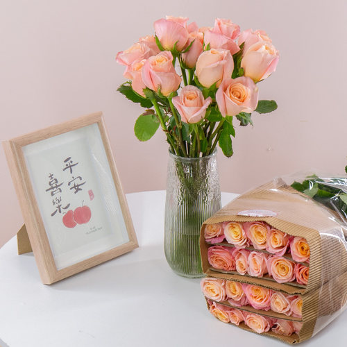 卡布奇诺玫瑰鲜花云南基地直发鲜切花家用水养百合向日葵顺丰冷链 - 图3
