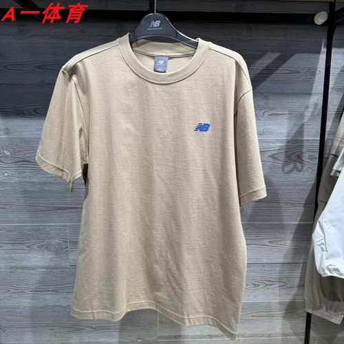 NEW BALANCE NB男女款休闲运动上衣圆领短袖T恤NEE26011 AMT42300 - 图2