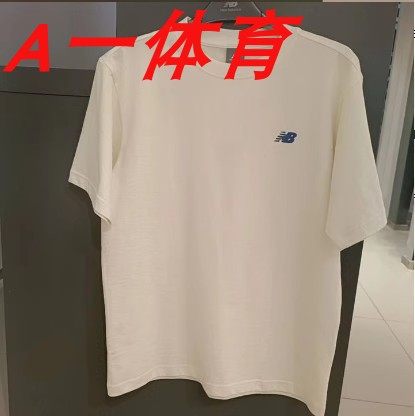 NEW BALANCE NB男女款休闲运动上衣圆领短袖T恤NEE26011 AMT42300 - 图0