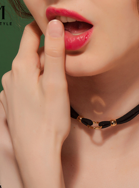mck锁骨项圈小众设计感