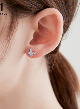 mck925银蝴蝶项链轻奢小众