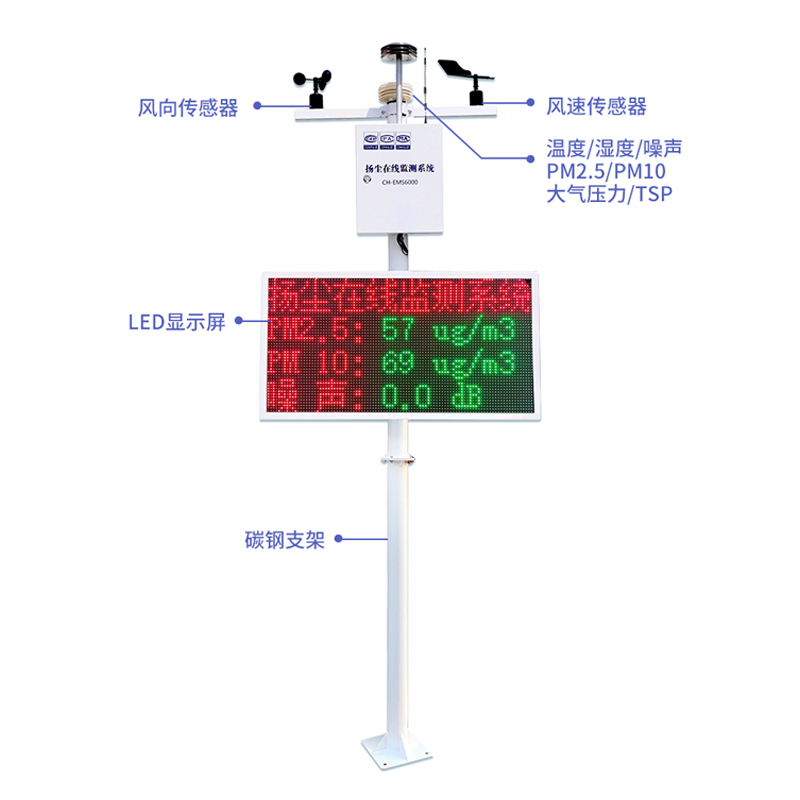 扬尘监测系统工扬噪尘检测仪声粉p尘563地m2.5pm10在线实时环境监 - 图3