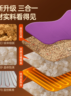 【中医推荐】粗海盐艾灸热敷包