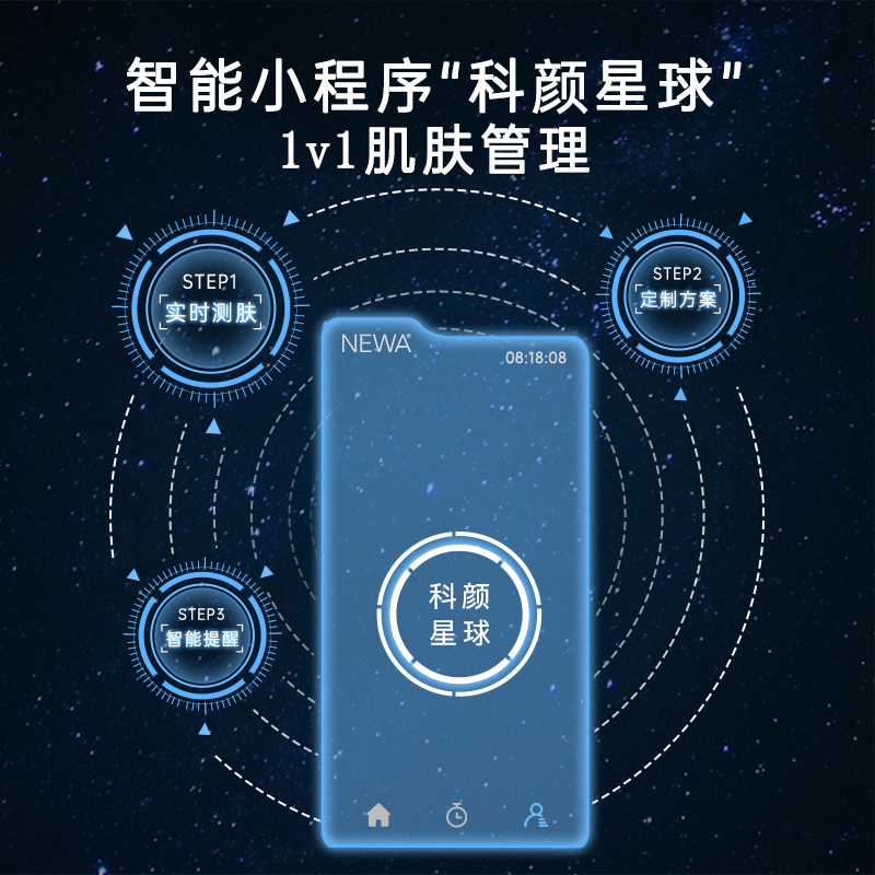 NEWA妞娃 新款星河铂金以色列家用射频脸部美容仪提拉紧致淡纹 - 图1