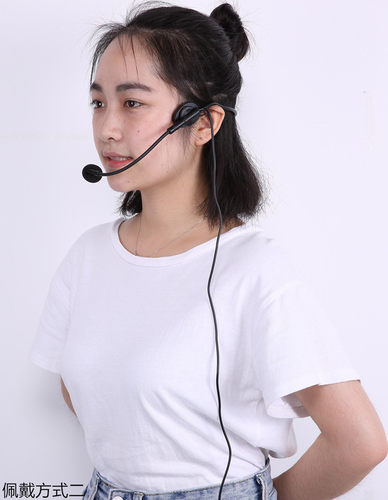 Takstar/得胜 HM-700L小蜜蜂扩音器麦克风教师用老师上课专用的教练导游户外通用有线头戴式随身耳麦话筒德胜 - 图0