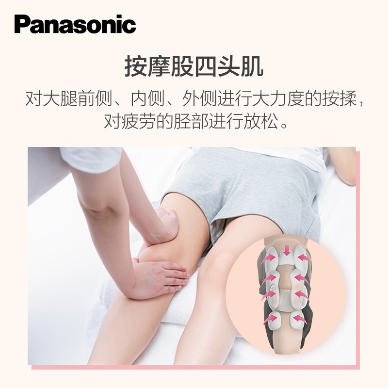 Panasonic/松下膝部膝盖按摩器家用护膝保暖热敷膝关节按摩仪RJ50-图1