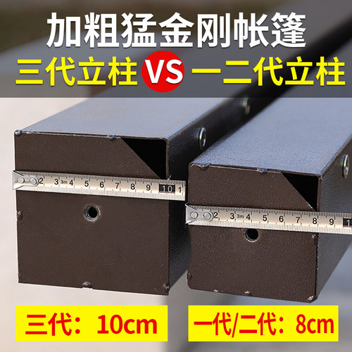 远茂户外遮阳棚遮阳蓬帐篷大排档露台雨棚活动透明消毒隔离屋帐篷 - 图1