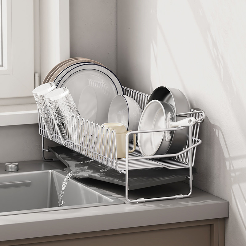 304不锈钢厨房碗碟架沥水架晾碗架窄边超窄水池碗筷碗盘子收纳架,淘宝优惠券,粉丝福利购,淘宝优惠卷