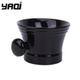 Yaqi black plastic shaving oil bowl for women