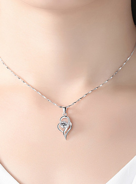 足银不含链时尚风单吊坠