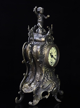 回流古董古玩铜收藏收藏钟表