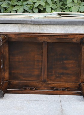 文玩老花梨木迷你炕桌摆设实木料小茶几榻榻米炕桌飘窗老货收藏品