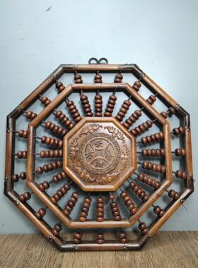 算盘算珠算盘八卦招财摆件