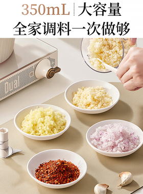 小熊电动蒜泥绞肉碎菜机