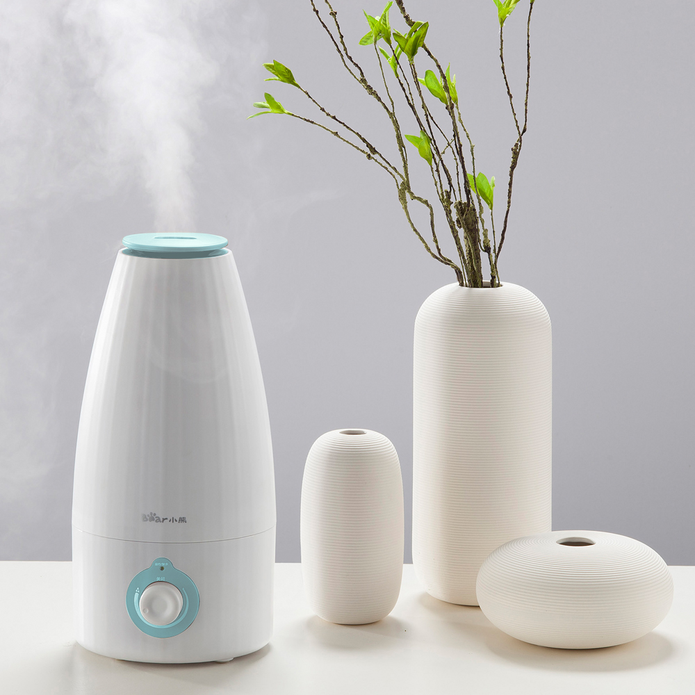 小熊清致专卖店小熊加湿器家用静音办公室桌面迷你卧室内空气净化空调小型香薰机2